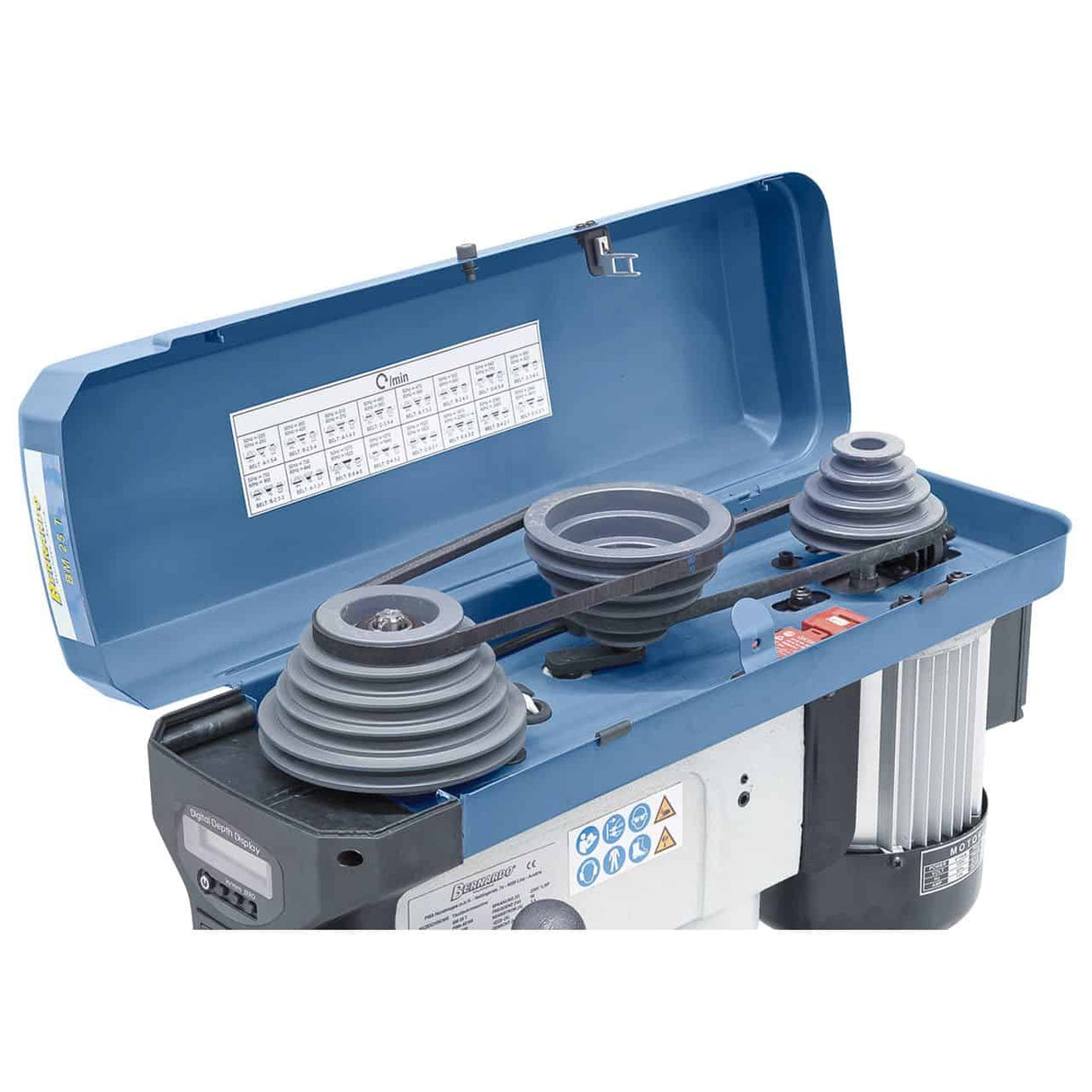 Bernardo BM 25 T 230 V - Trapano da banco con display digitale e LED