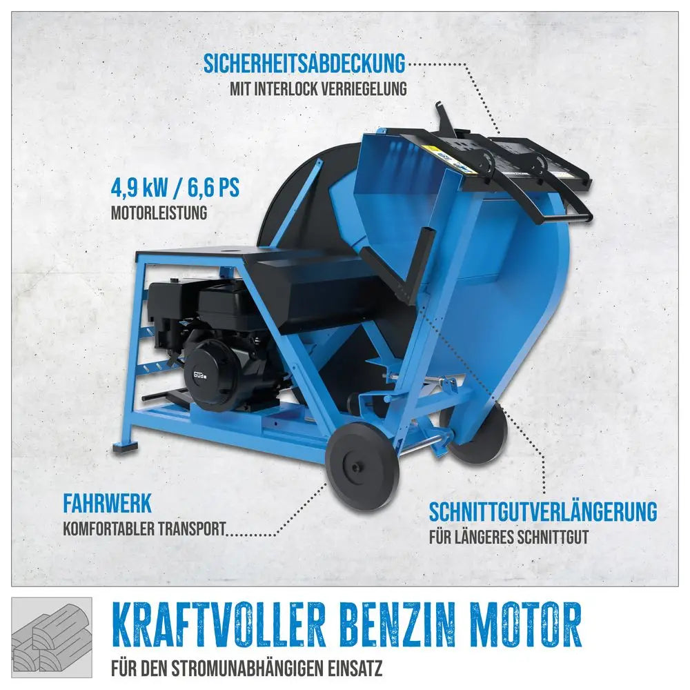 Sega basculante a benzina Güde BWS 700 ā 6,6 CV, lama 700 mm