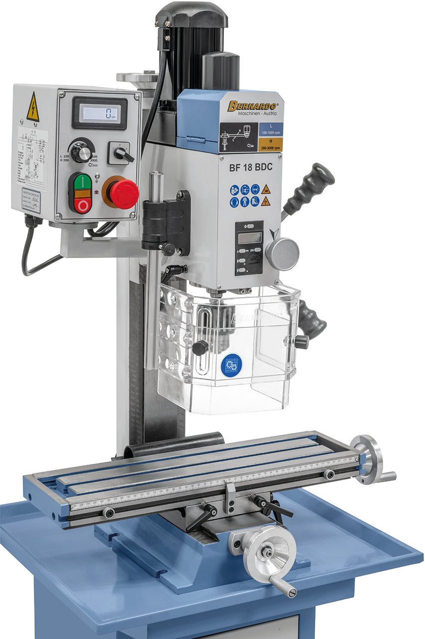 Trapano fresatrice Bernardo BF 18 BDC ā Potente e preciso con display digitale