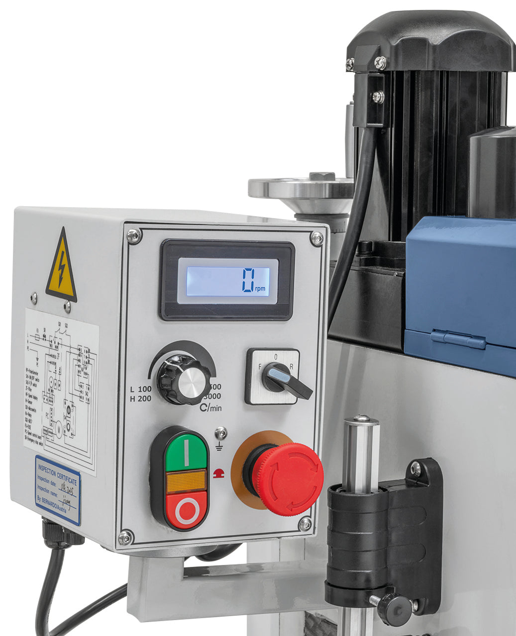 Trapano fresatrice Bernardo BF 18 BDC ā Potente e preciso con display digitale