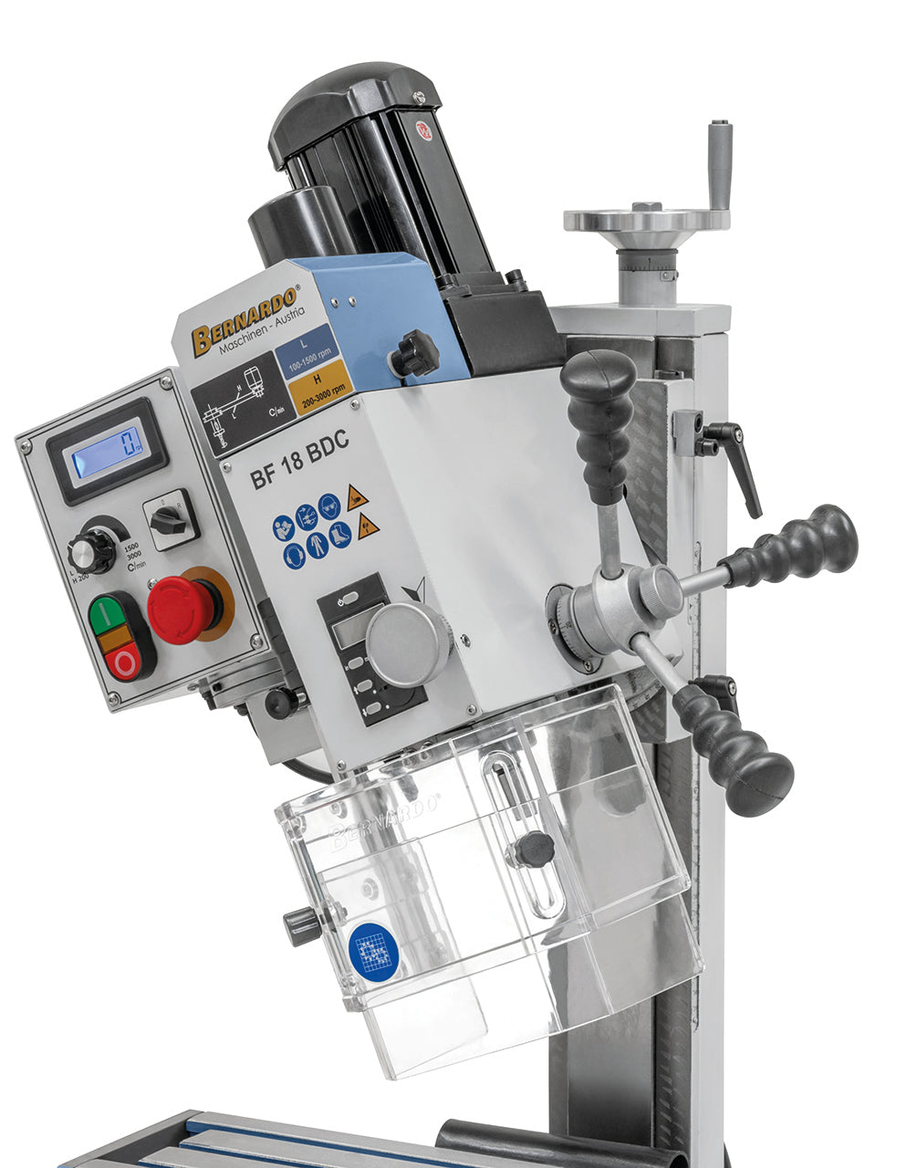 Trapano fresatrice Bernardo BF 18 BDC ā Potente e preciso con display digitale