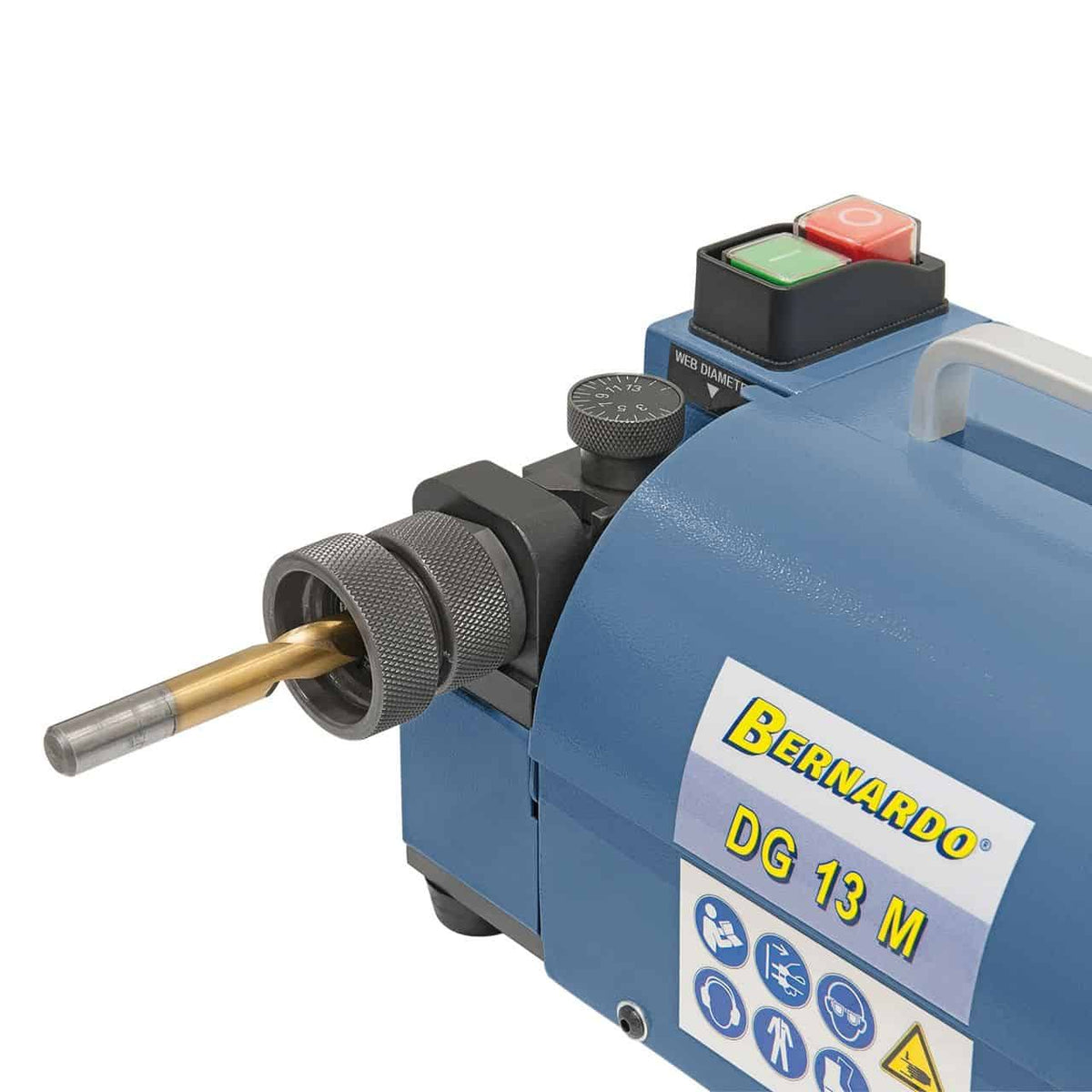 Brusilnik svedrov Bernardo DG 13 M – Ø 2–13 mm, 230 V
