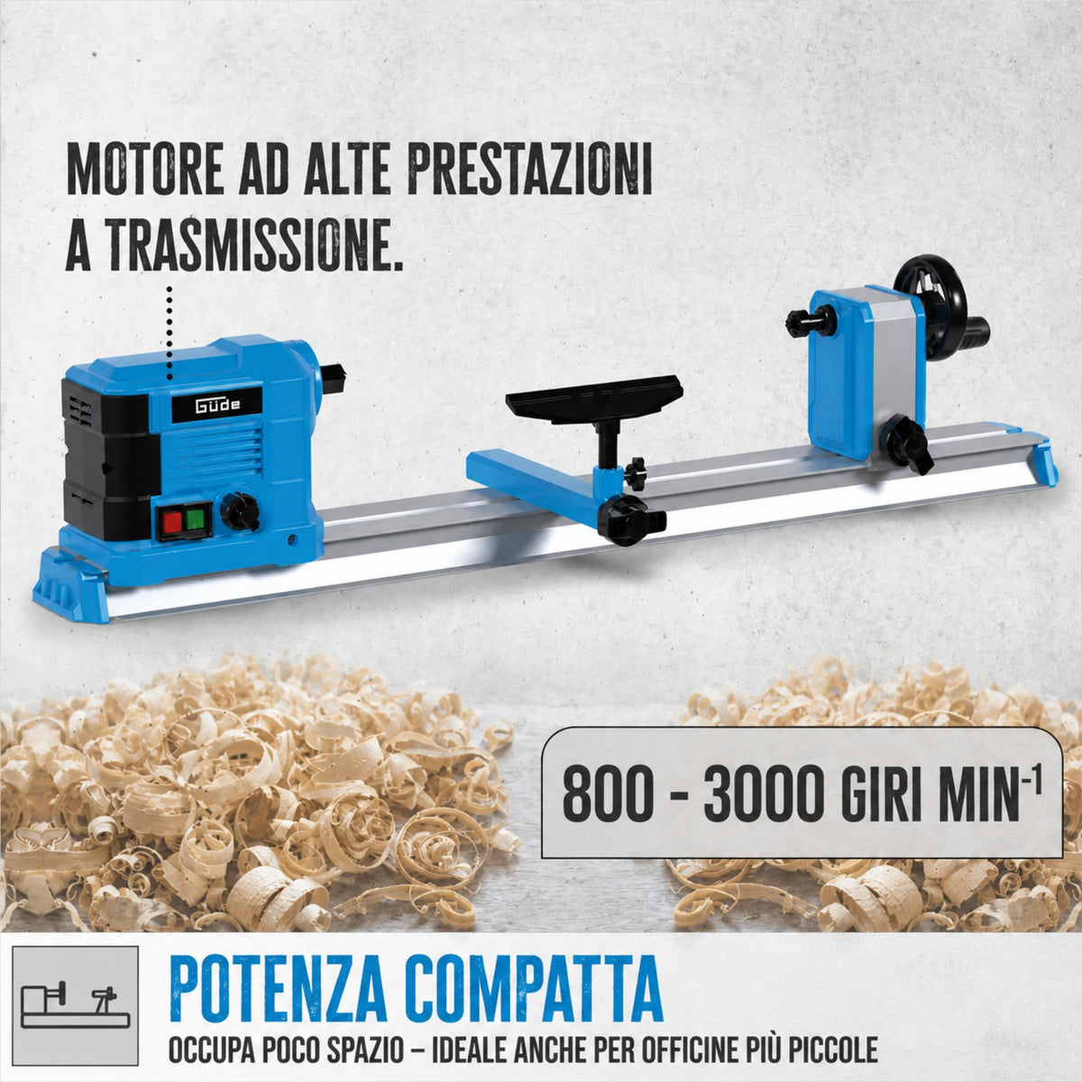 Stružnica za les Guede GDM 600