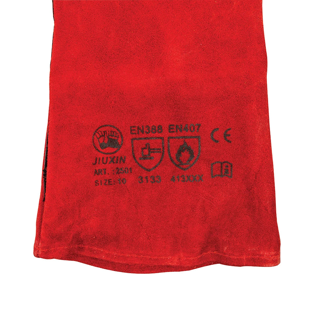 Guanti da saldatura Silverline in cuoio spaccato ā Resistenti e foderati