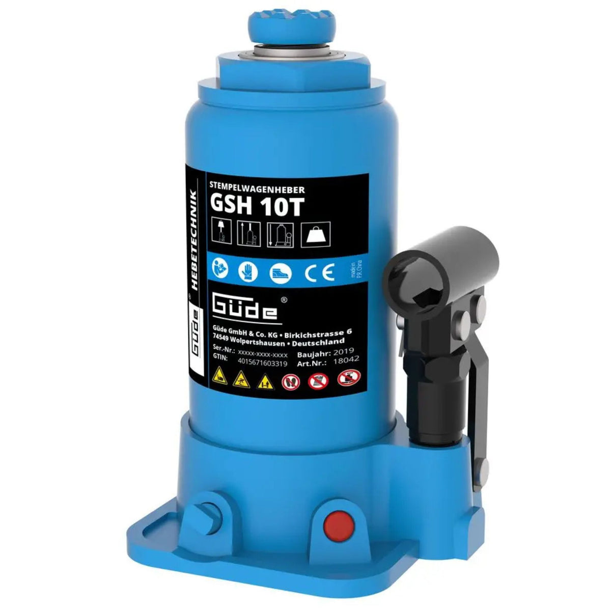Dvigalka za steklenice Güde GSH-10T