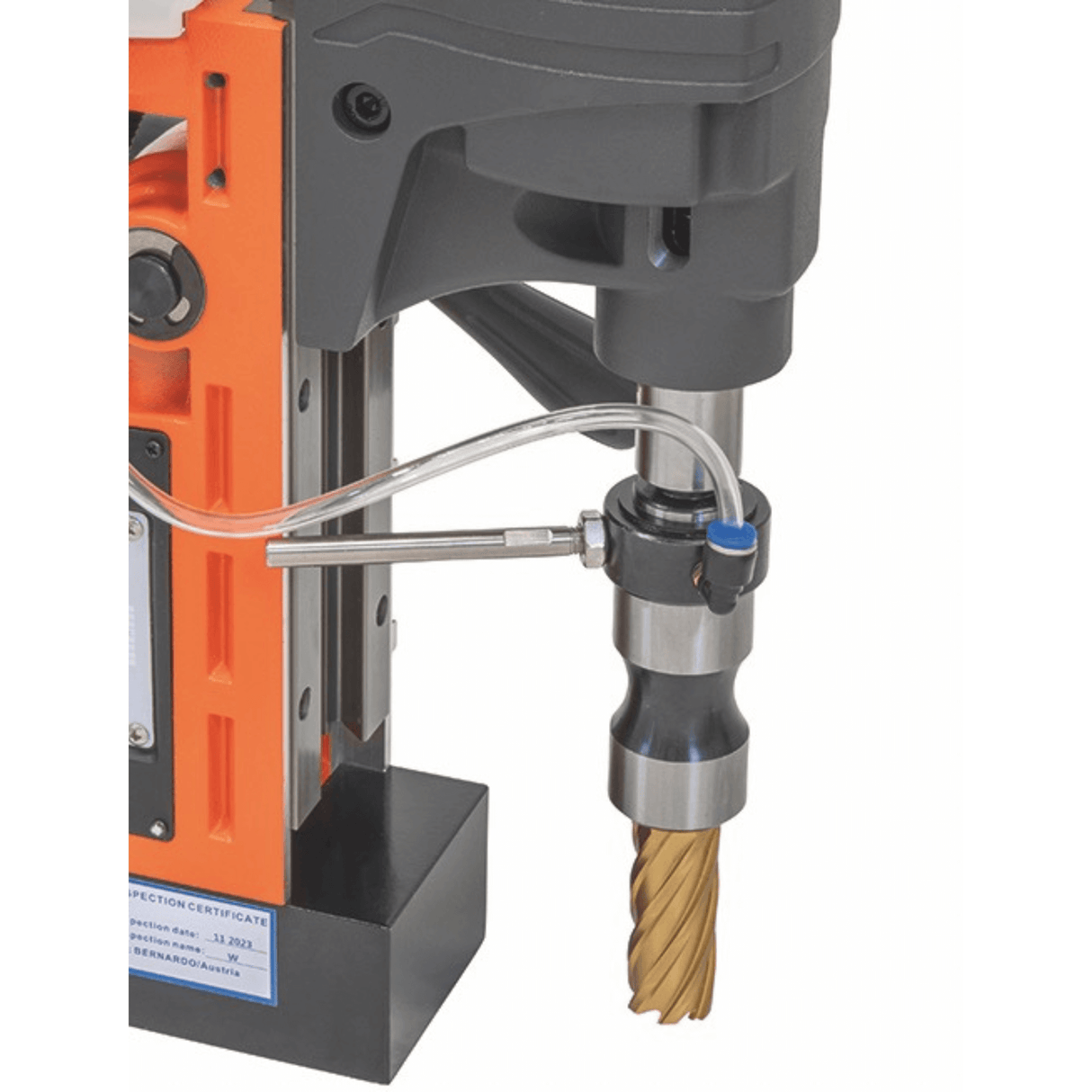 Magnetni vrtalnik Bernardo TPC 1000 – Ø 36 mm × 50 mm, večnamenski z navojem M18, motor 1550 W, teža 12,5 kg