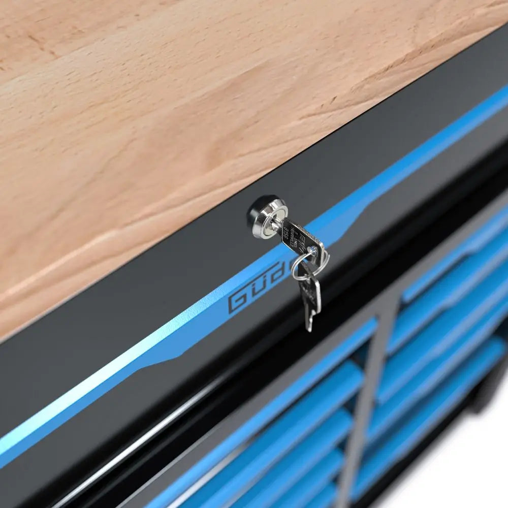 Carrello portautensili con banco Güde GW 12S ā 12 cassetti 400Kg