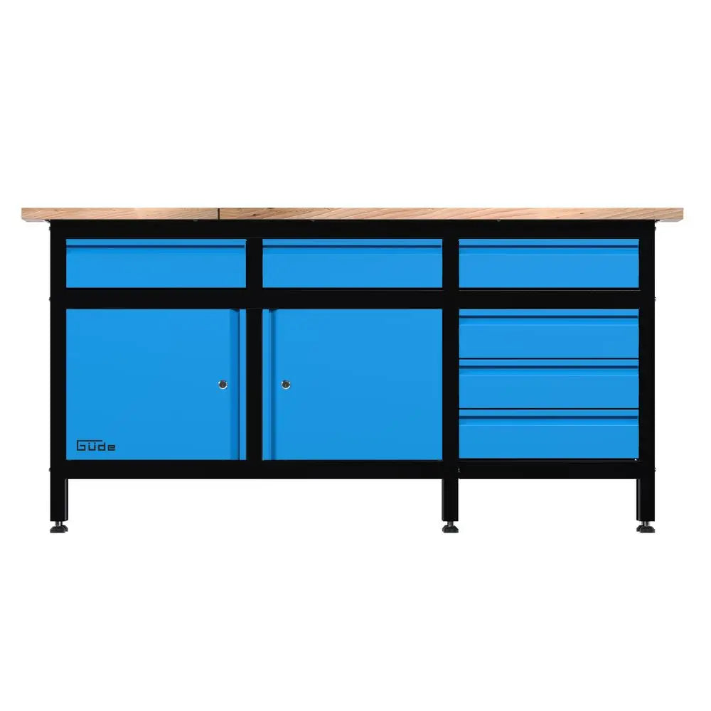 Banco da lavoro Guede GW 6/2 XL ā 300 kg con 6 cassetti e 2 ante