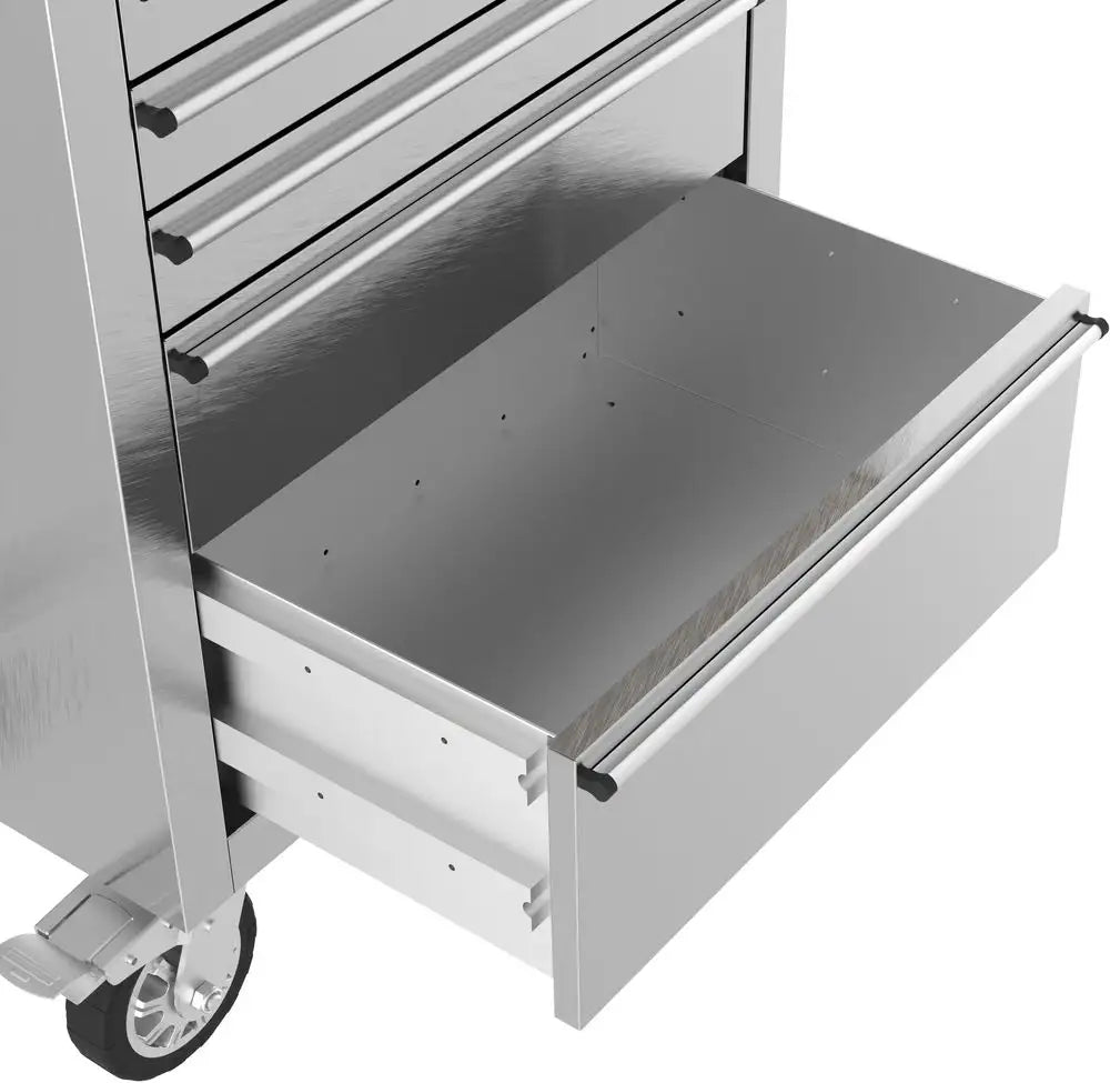 Carrello portautensili con banco GW 5 INOX ā Acciaio inox su ruote