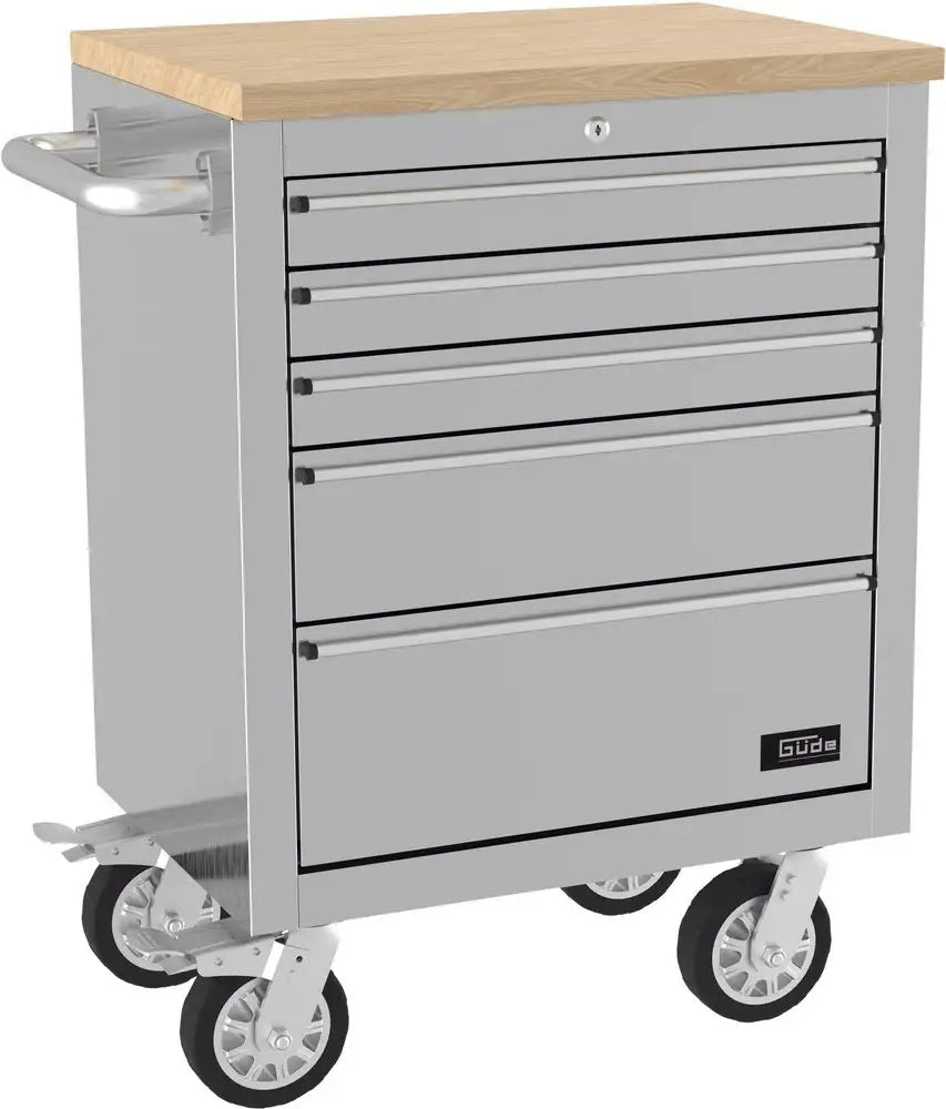 Carrello portautensili con banco GW 5 INOX ā Acciaio inox su ruote