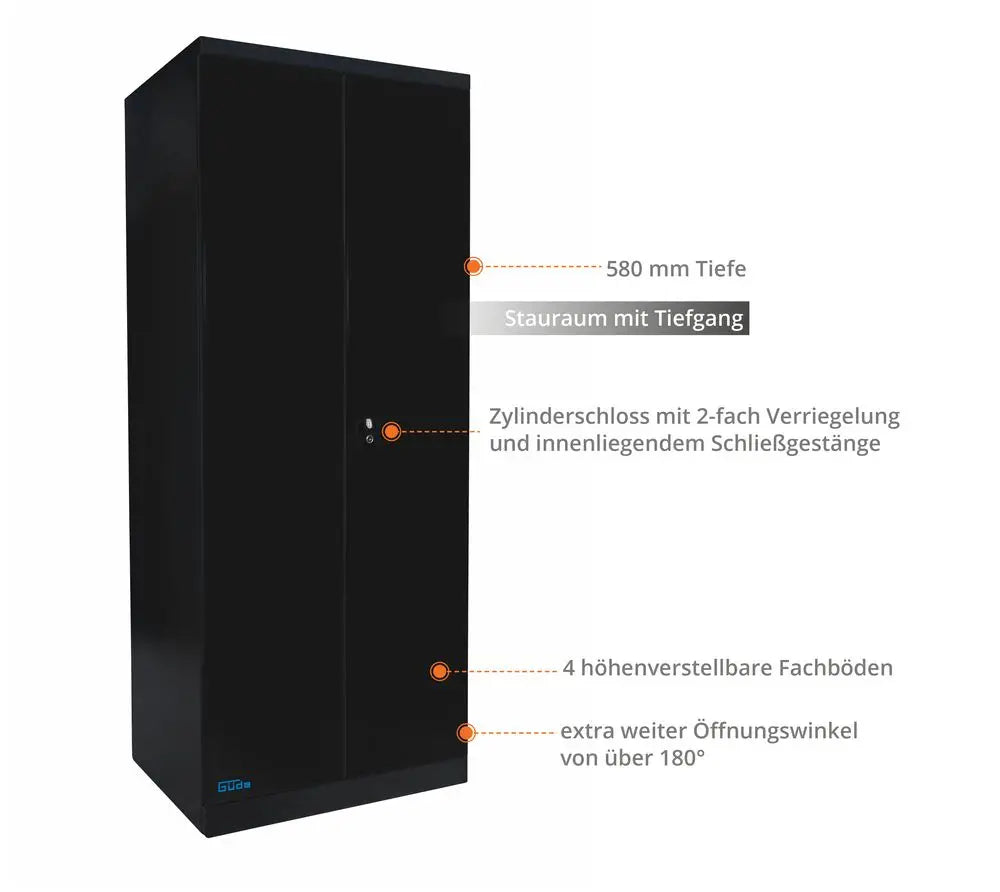 Armadio porta attrezzi Guede TYPE BG Black Line ā Profondo