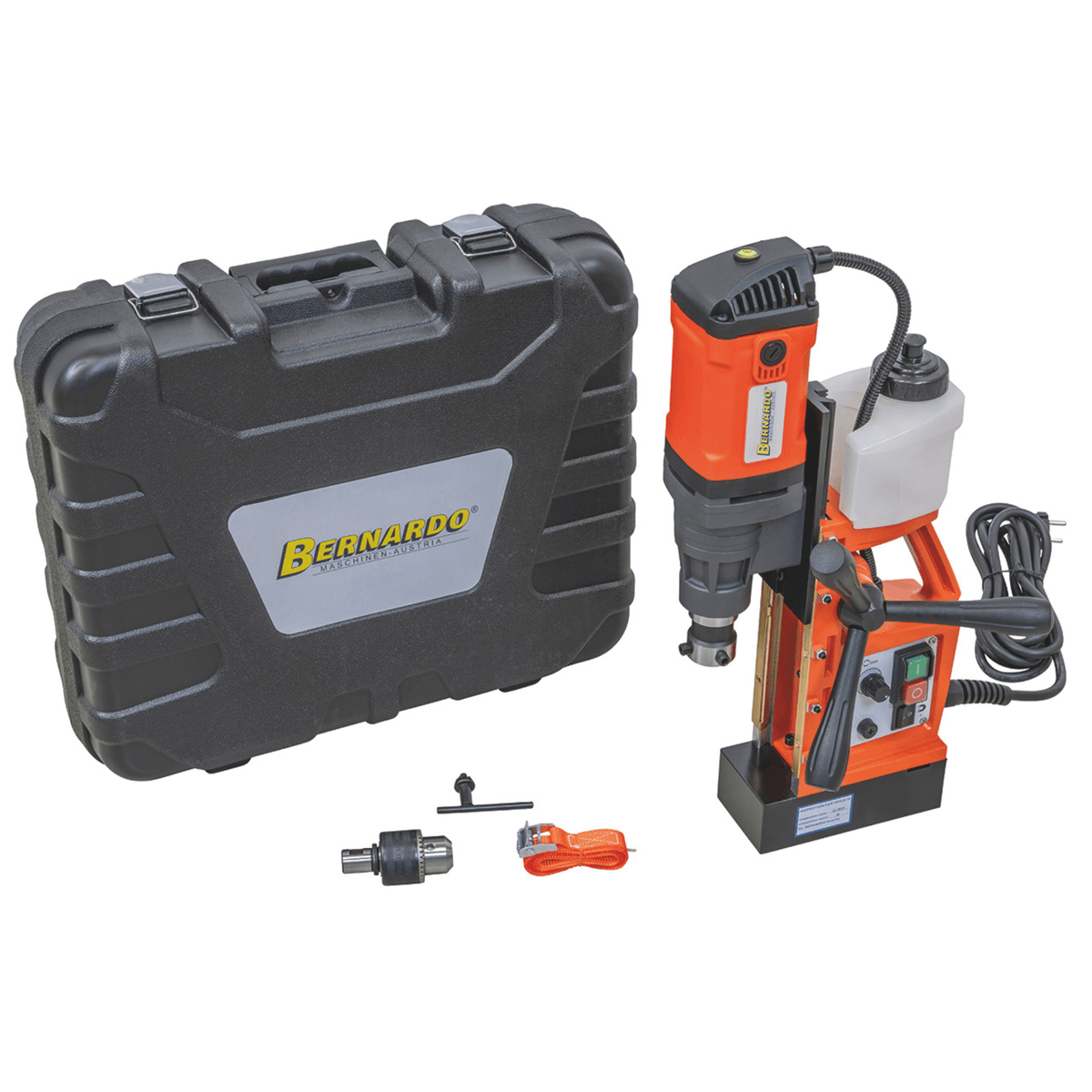 Bernardo MD 3550 VD magnetni vrtalnik – Ø 35 mm × 50 mm, spremenljiva hitrost (Variable Drive), motor 1550 W, teža 11 kg