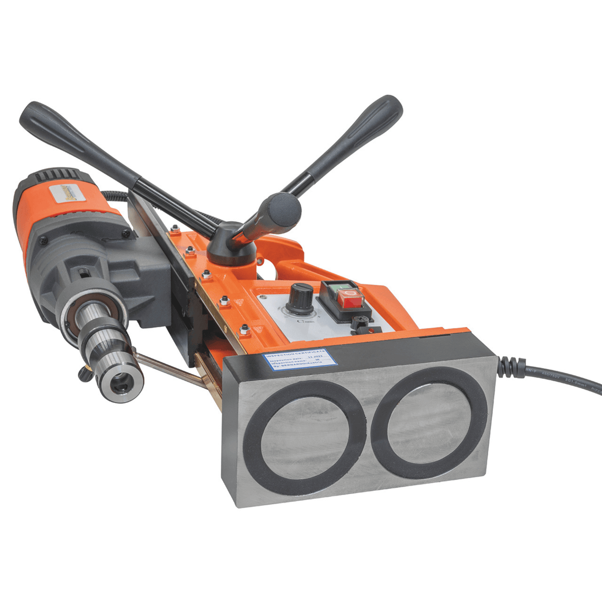 Bernardo MD 6050 VD magnetni vrtalnik – Ø 60 mm × 50 mm, spremenljiva hitrost (Variable Drive), motor 1890 W, teža 17 kg