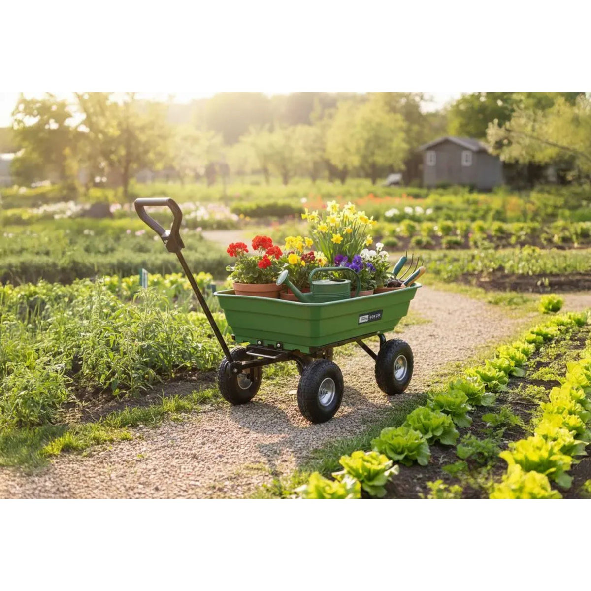 Vrtni voziček Güde GGW 250 – Nosilnost 250 kg, korito 75 L