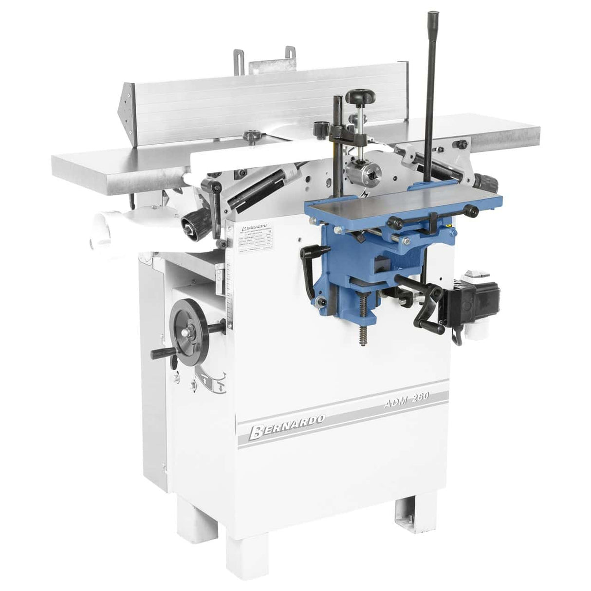 Cavatrice per fori lunghi Bernardo con tavolo 370Ć150 mm e mandrino 0ā16 mm, applicabile a modelli ADH, PT e FS.