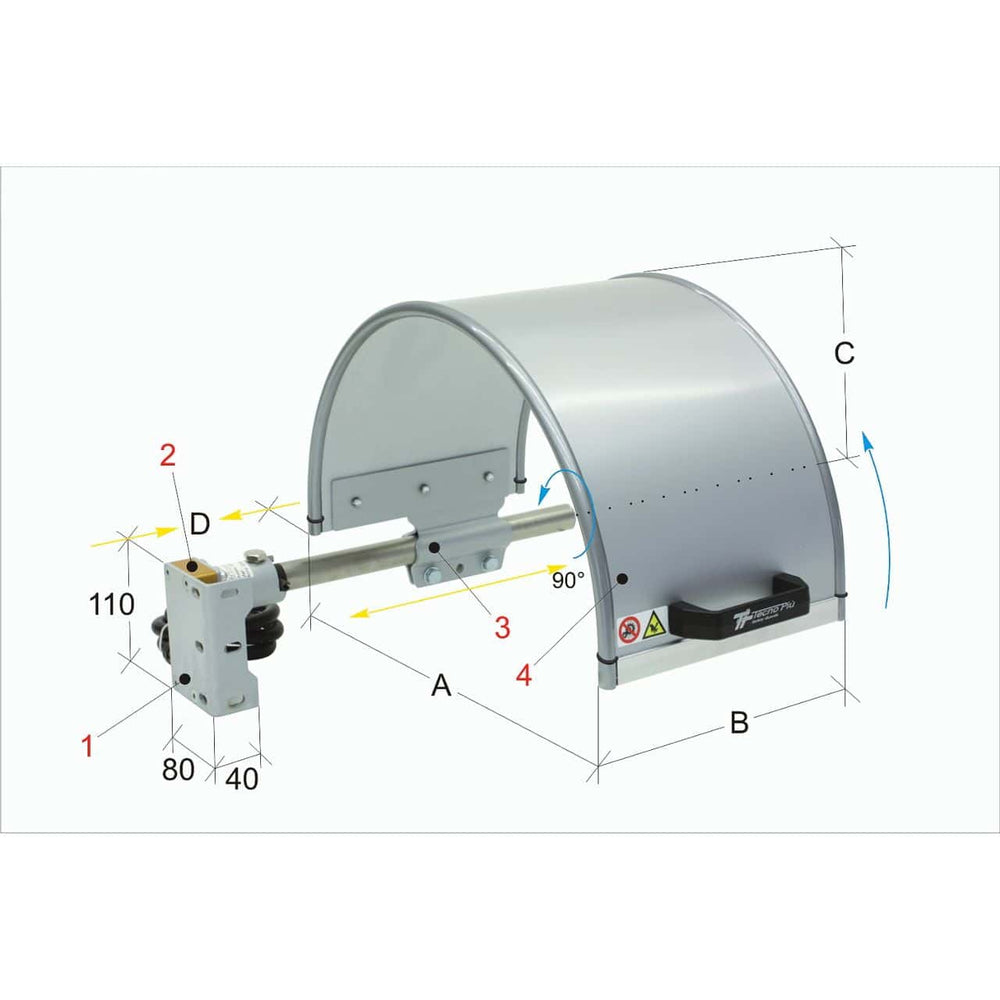 Dispositivi di protezione per torni PTO 03/500