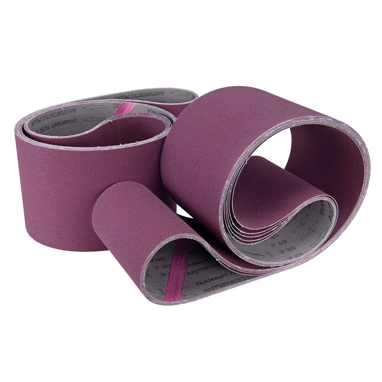 Nastro abrasivo professionale in tela 2000 x 50 mm grana 180, ideale per finitura precisa di legno e metallo.