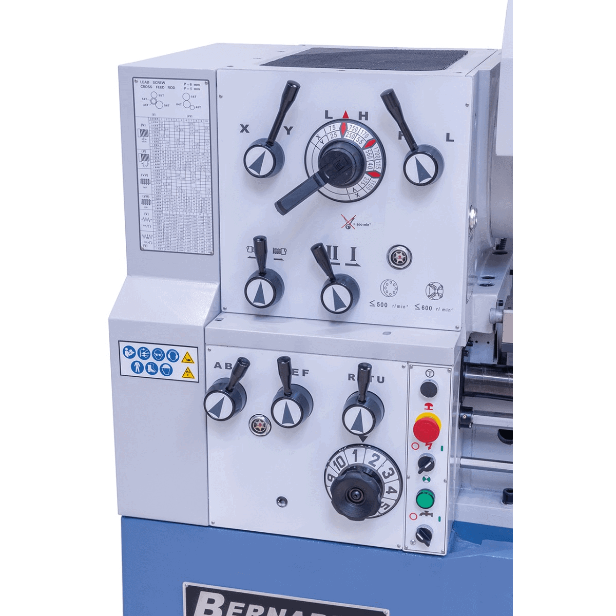 Tornio Bernardo Solid 460 x 2000 Pro con visualizzatore digitale 3 assi