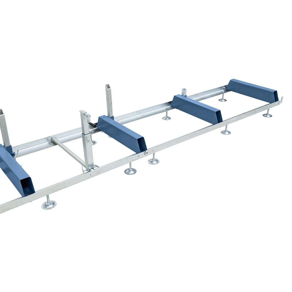 Prolunga Bernardo 1950 mm in acciaio verniciato, compatibile con BBS 650 B e BBS 650 E, ideale per ampliare la superficie di lavoro e supportare pezzi lunghi con stabilitĆ .