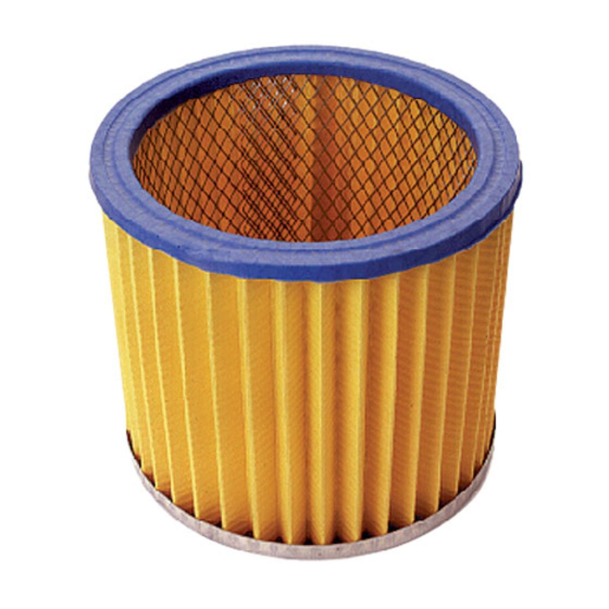 Cartuccia filtro per aspiratori di polveri ad alta filtrazione, ideale per laboratori e lavorazioni del legno.