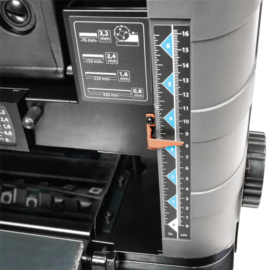 IGM PS33 Prenosni debelinski rezkar – spiralna glava 36 HW ploščic