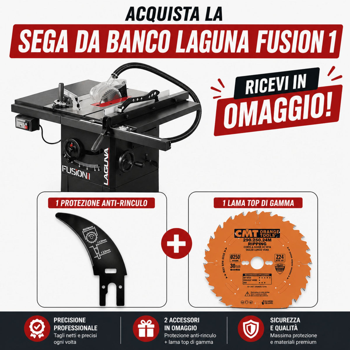 Sega Circolare da Banco Professionale – Combo Deal