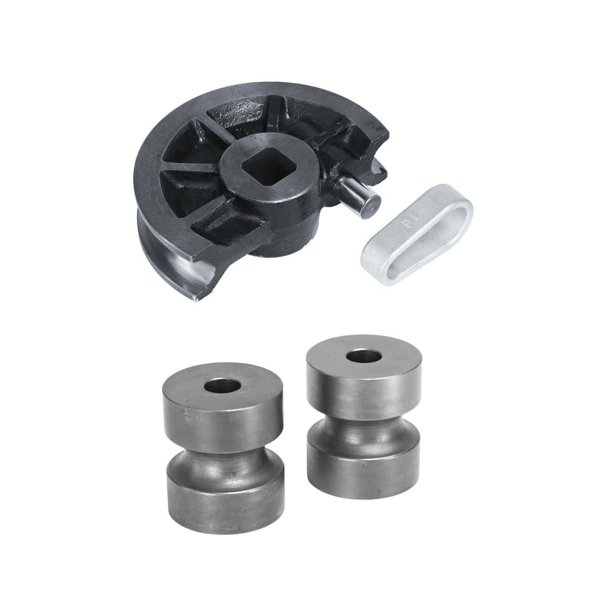 Segmento di piegatura da 25,4 mm completo di rulli di contrasto e anello, compatibile con BM 42 A e BM 60 A per lavorazioni professionali su tubi.