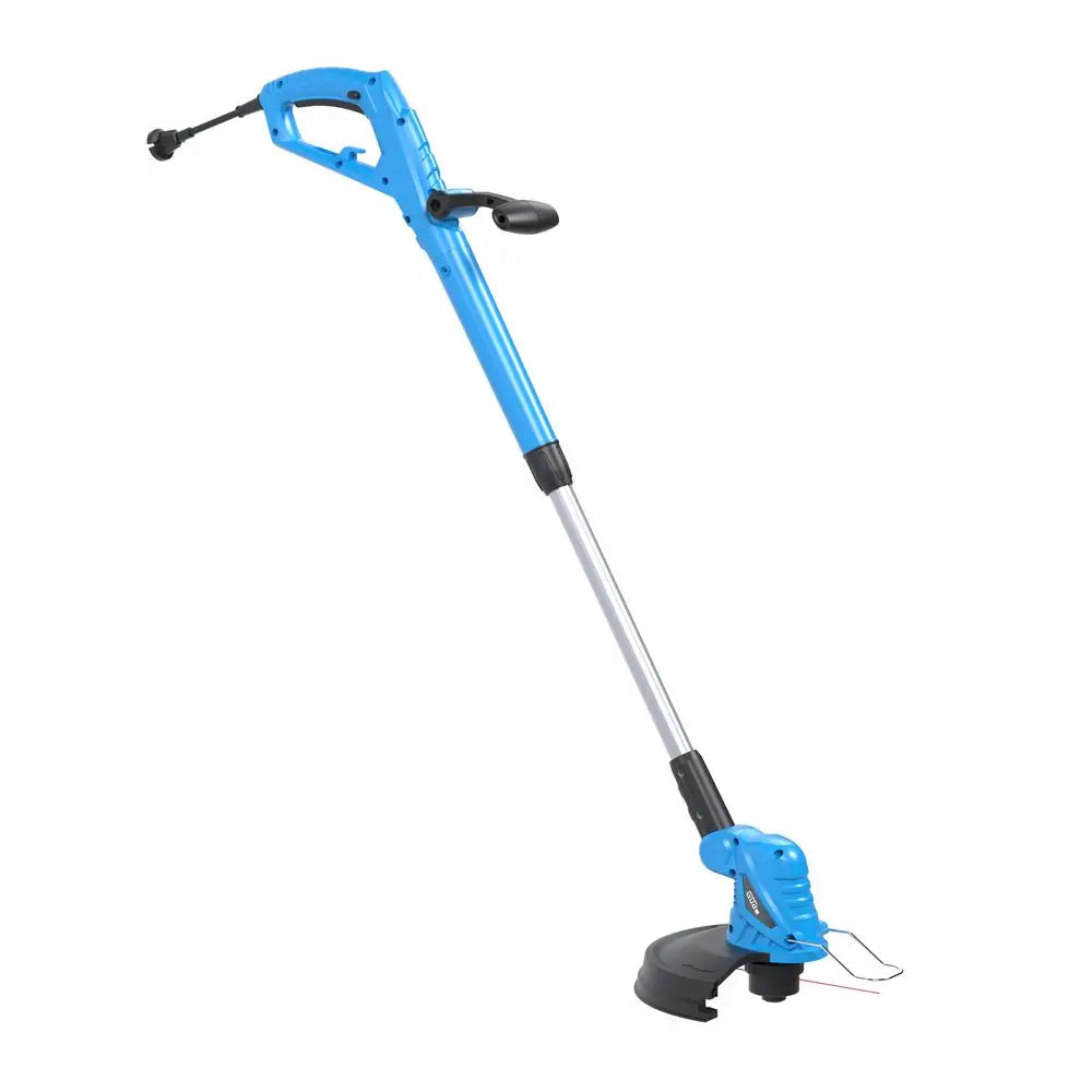 Güde GRT 350 F ā Tagliabordi elettrico compatto da 350 W con testina inclinabile 5 posizioni, manico telescopico e doppio filo automatico, perfetto per la cura dei bordi del prato.