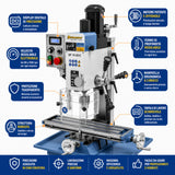Trapano fresatrice Bernardo BF 18 BDC – Potente e preciso con display digitale