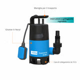 Potopna črpalka za umazano vodo Güde GS 4002 P
