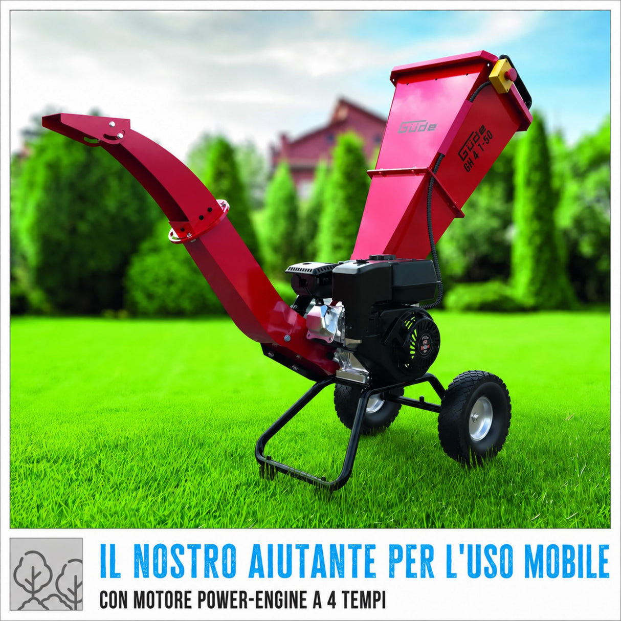 Trituratore da giardino Güde GH 4.1-50