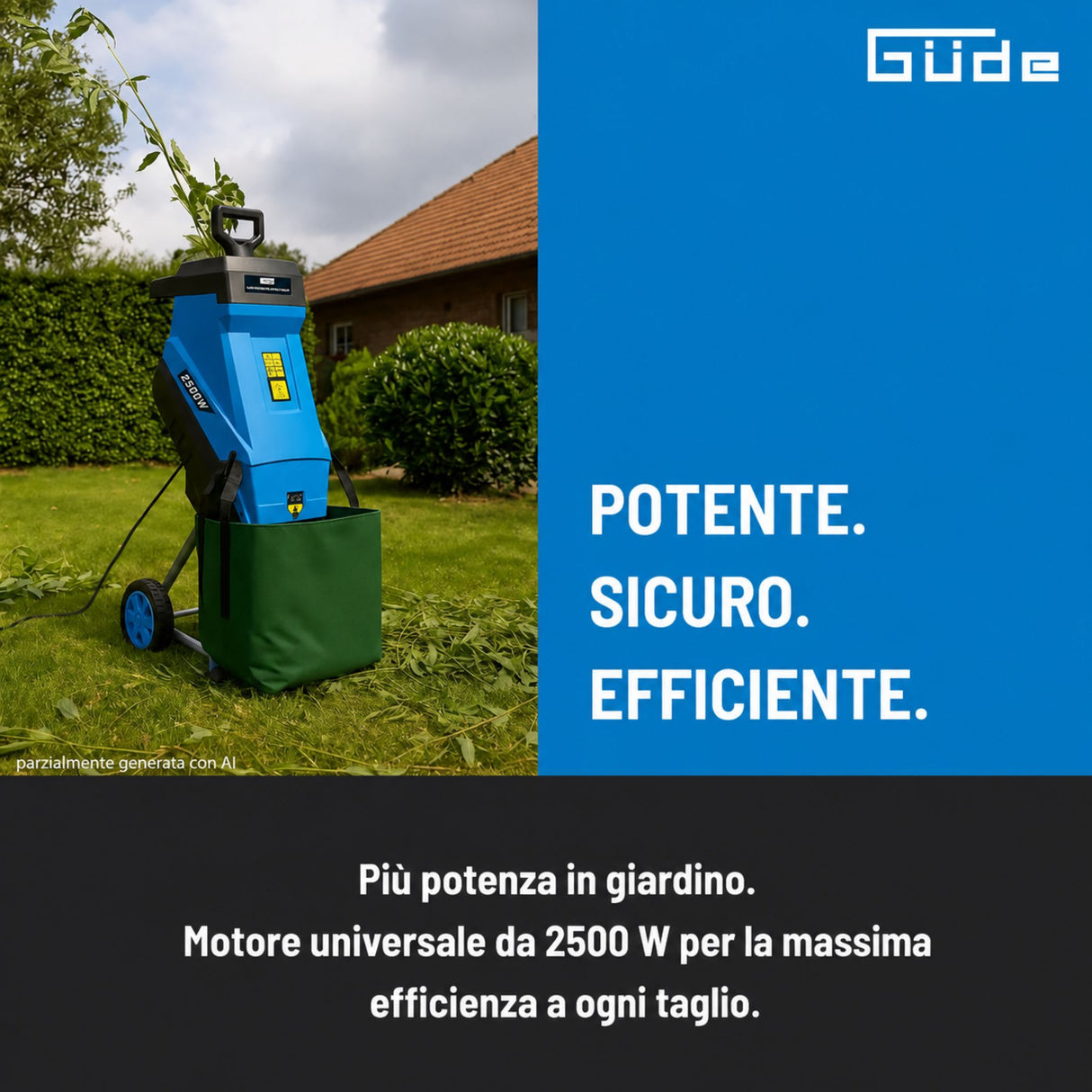 Vrtni drobilnik Güde GH 2501