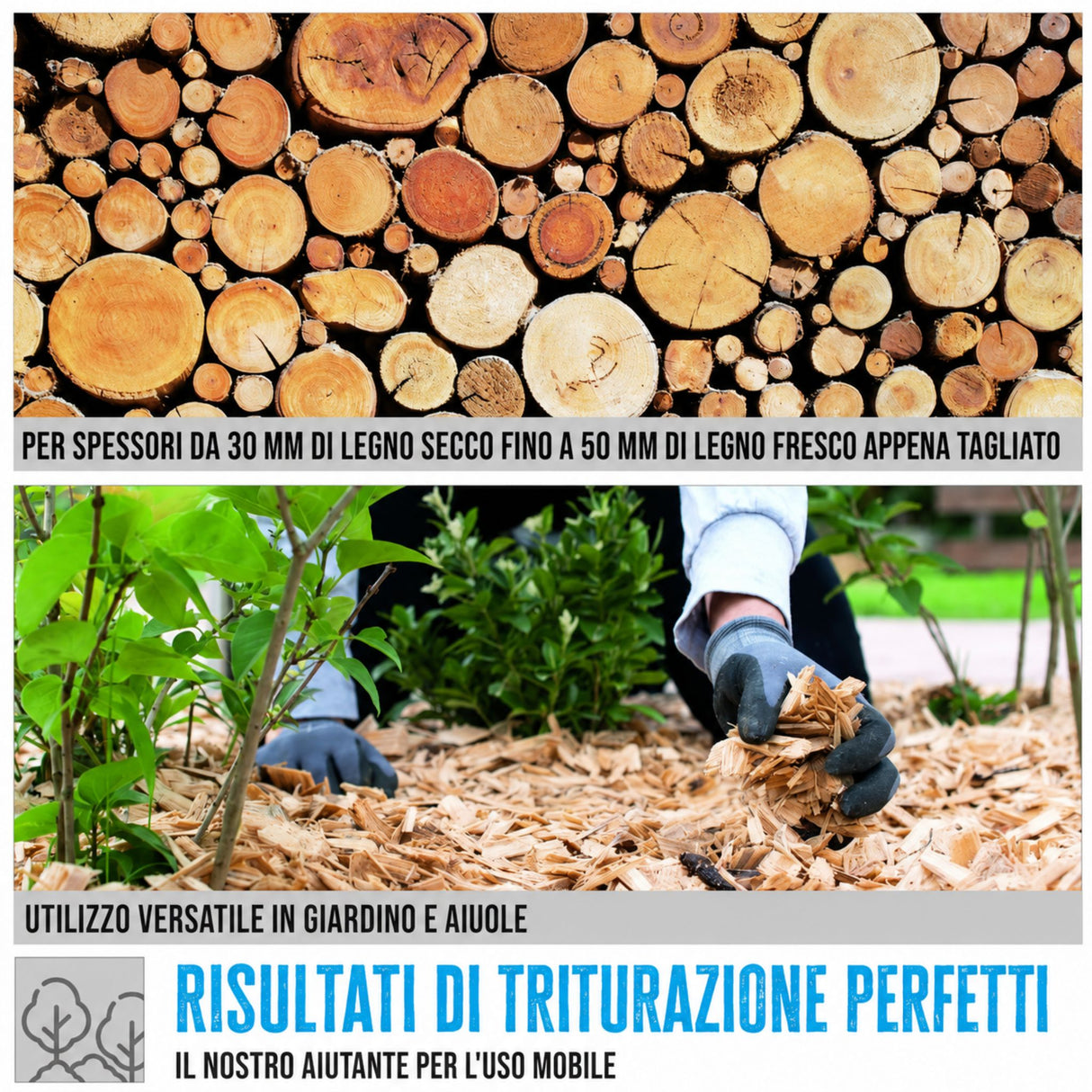 Trituratore da giardino Güde GH 4.1-50