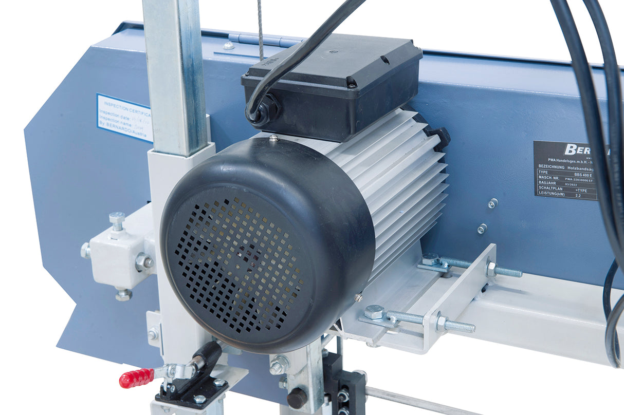 Sega a nastro per tronchi Bernardo BBS 400 E 230 V – Potente e precisa