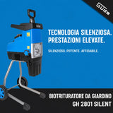 Tihi vrtni drobilnik Güde GH 2801 SILENT