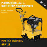 Vibracijska plošča gradbene opreme Guede GRP 125