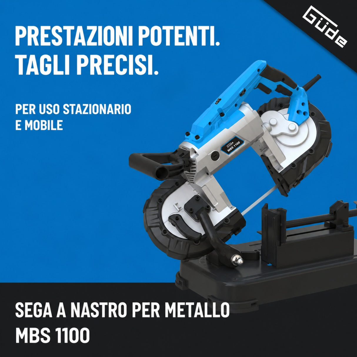 Tračna žaga za kovino Guede 1100 W