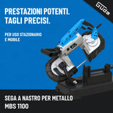 Tračna žaga za kovino Guede 1100 W