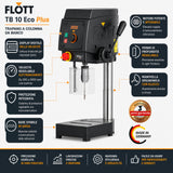 Stolpni vrtalnik Flott TB 10 Eco Plus