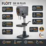 Inverterska vrtalna stiskalnica Flott SB 18 Plus 30-3000 vrt./min