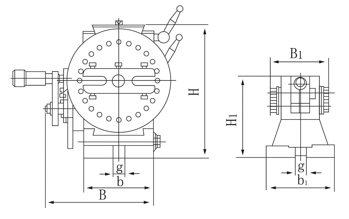 Testa divisoria semi-universale Bernardo BS-1 – Precisione professionale