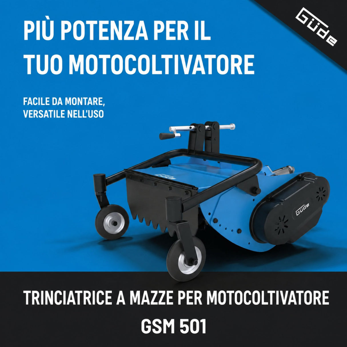 Mulčer s kladivci za motokultivator Güde GSM 501