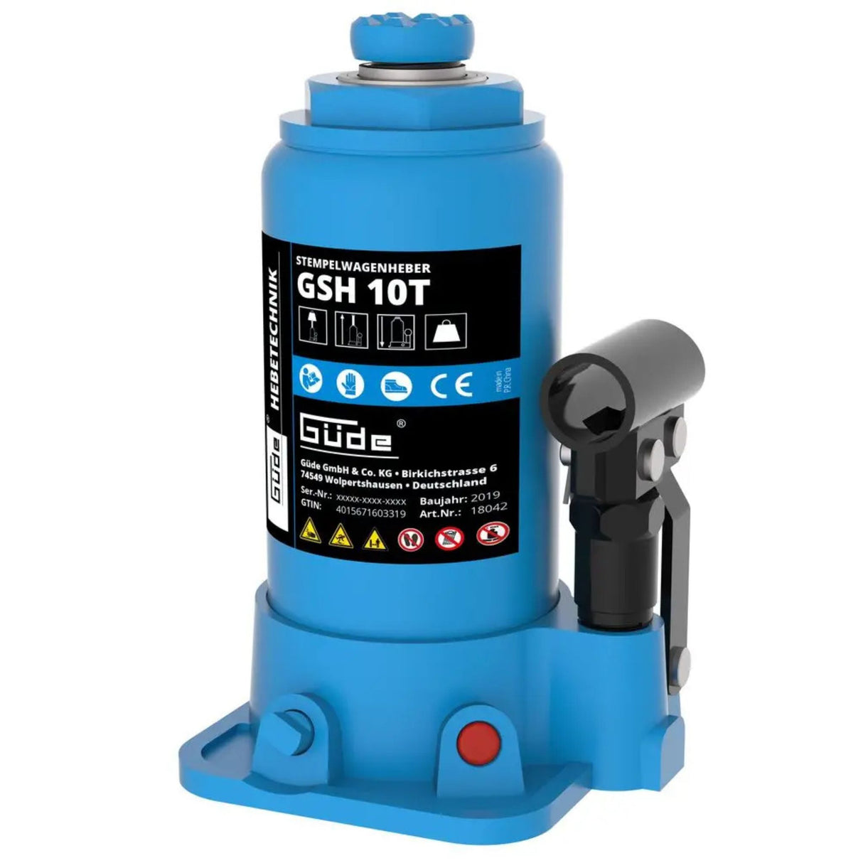 Dvigalka za steklenice Güde GSH-10T