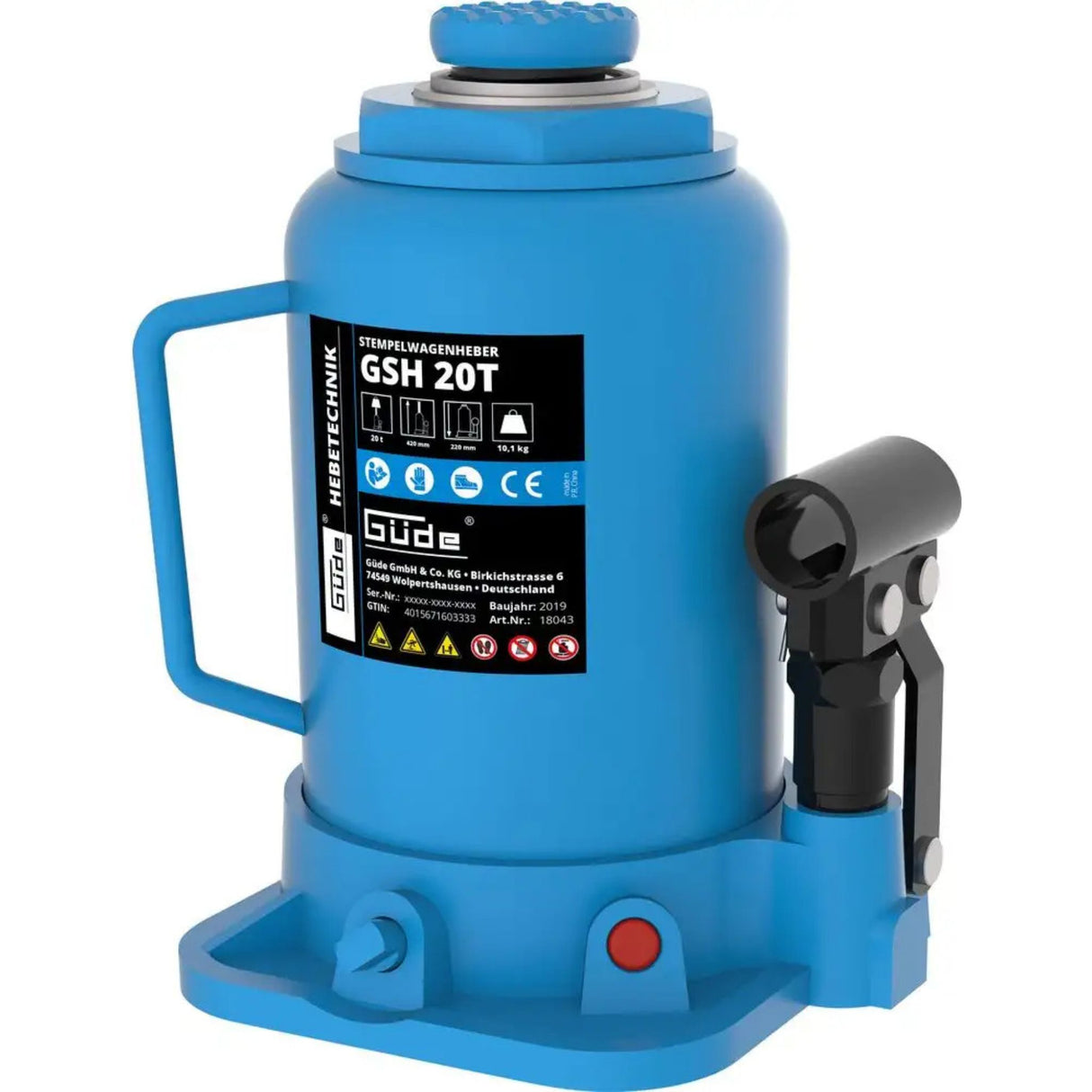 Dvigalka za steklenice Güde GSH-20T