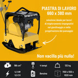Vibracijska plošča gradbene opreme Guede GRP 125