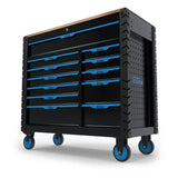 Carrello portautensili con banco Güde GW 12S – 12 cassetti 400Kg