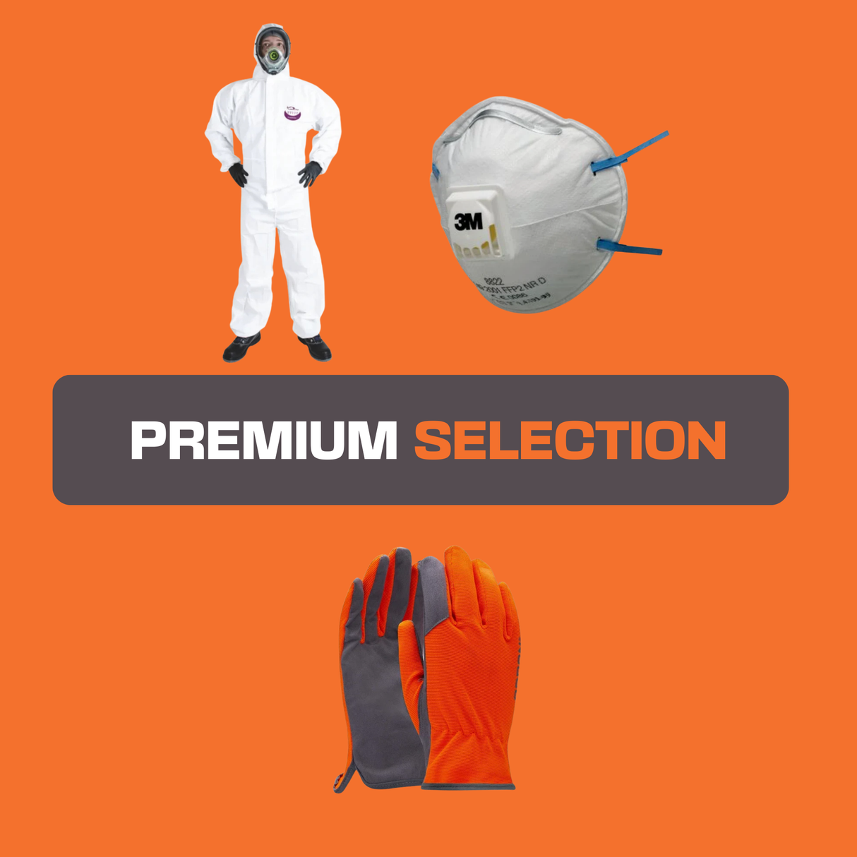 ARDON Kit Protezione Totale 3 in 1 tuta guanti mascherina