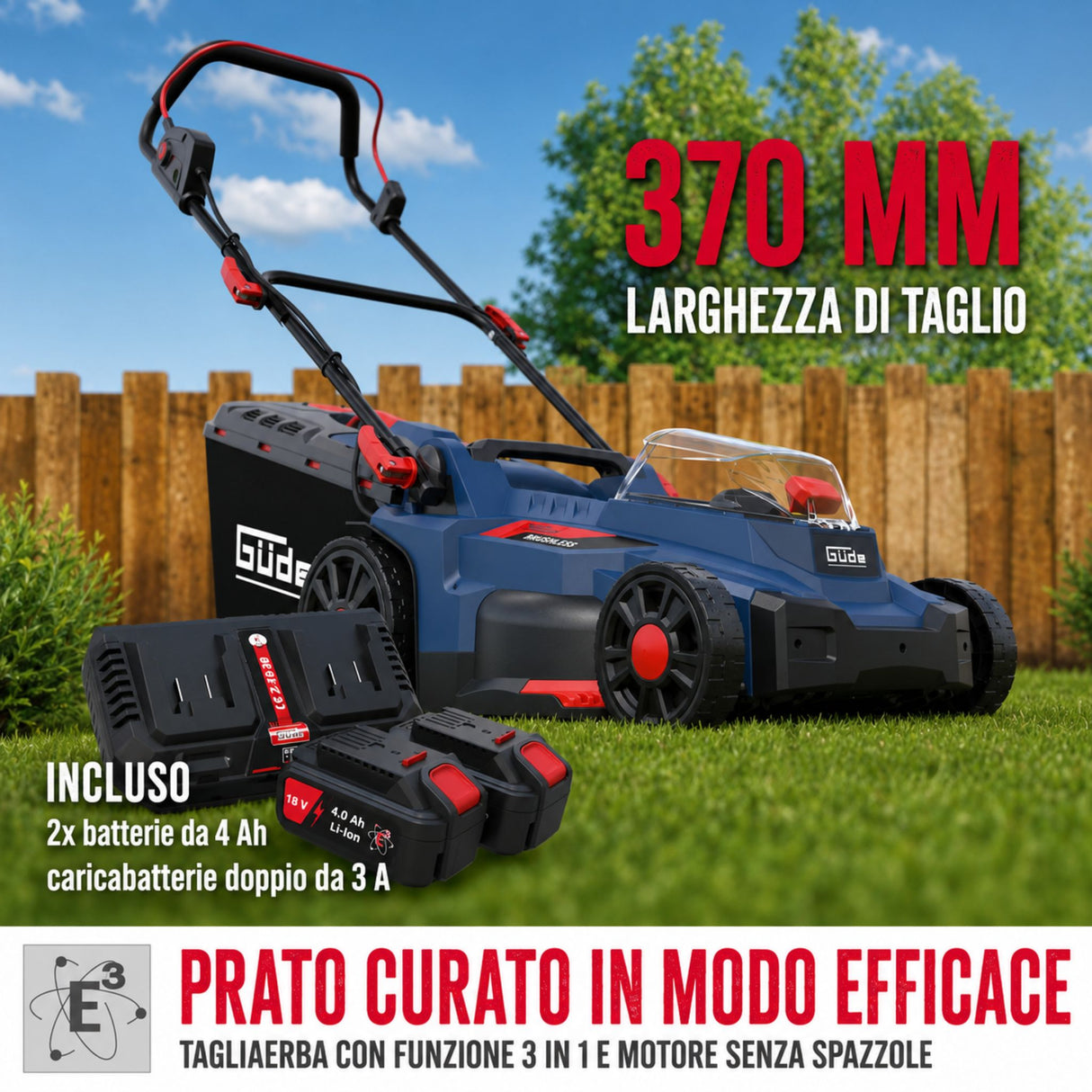 Akumulatorska kosilnica Güde RM 36-402-30.37