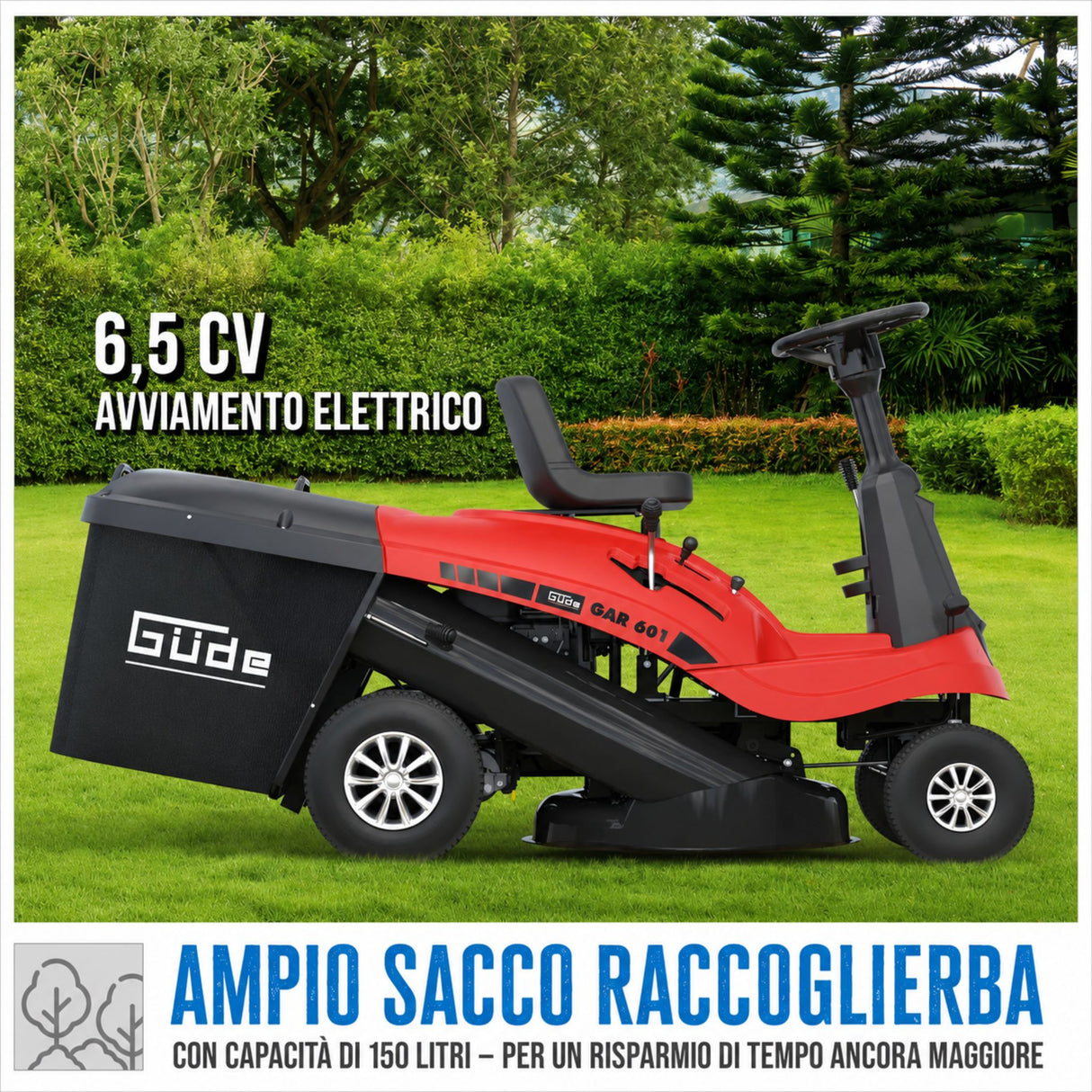 Vrtni traktor kosilnica Güde GAR 601