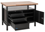 Banco da lavoro Guede P 1200 SLT Black Line con cassetti